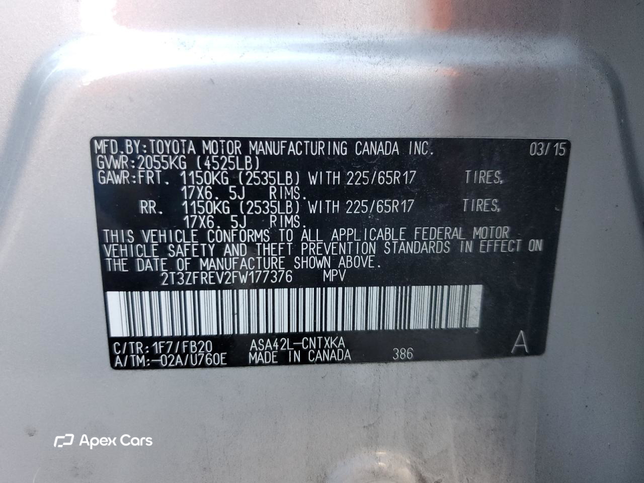 Toyota RAV 4 2015