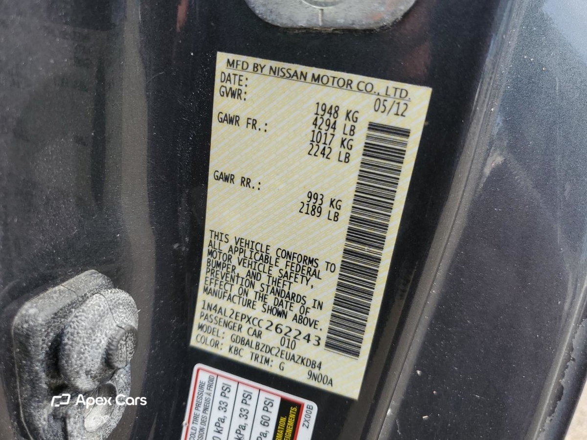 Nissan Altima 2012