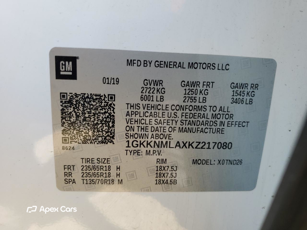 GMC Acadia 2019