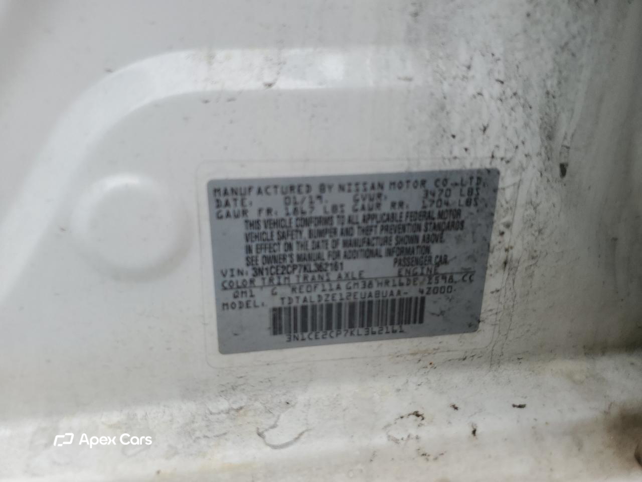 Nissan Versa 2019