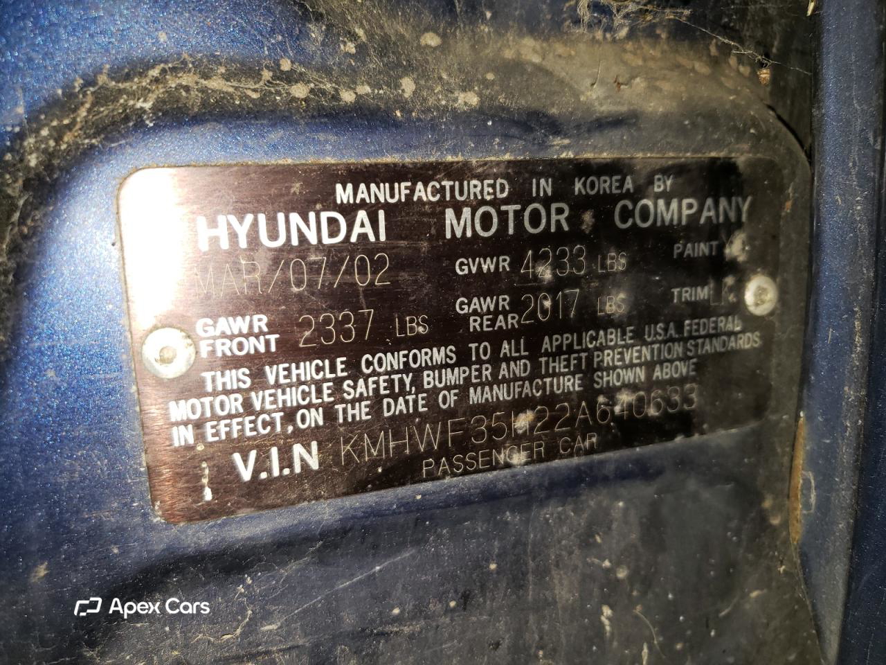 Hyundai Sonata 2002