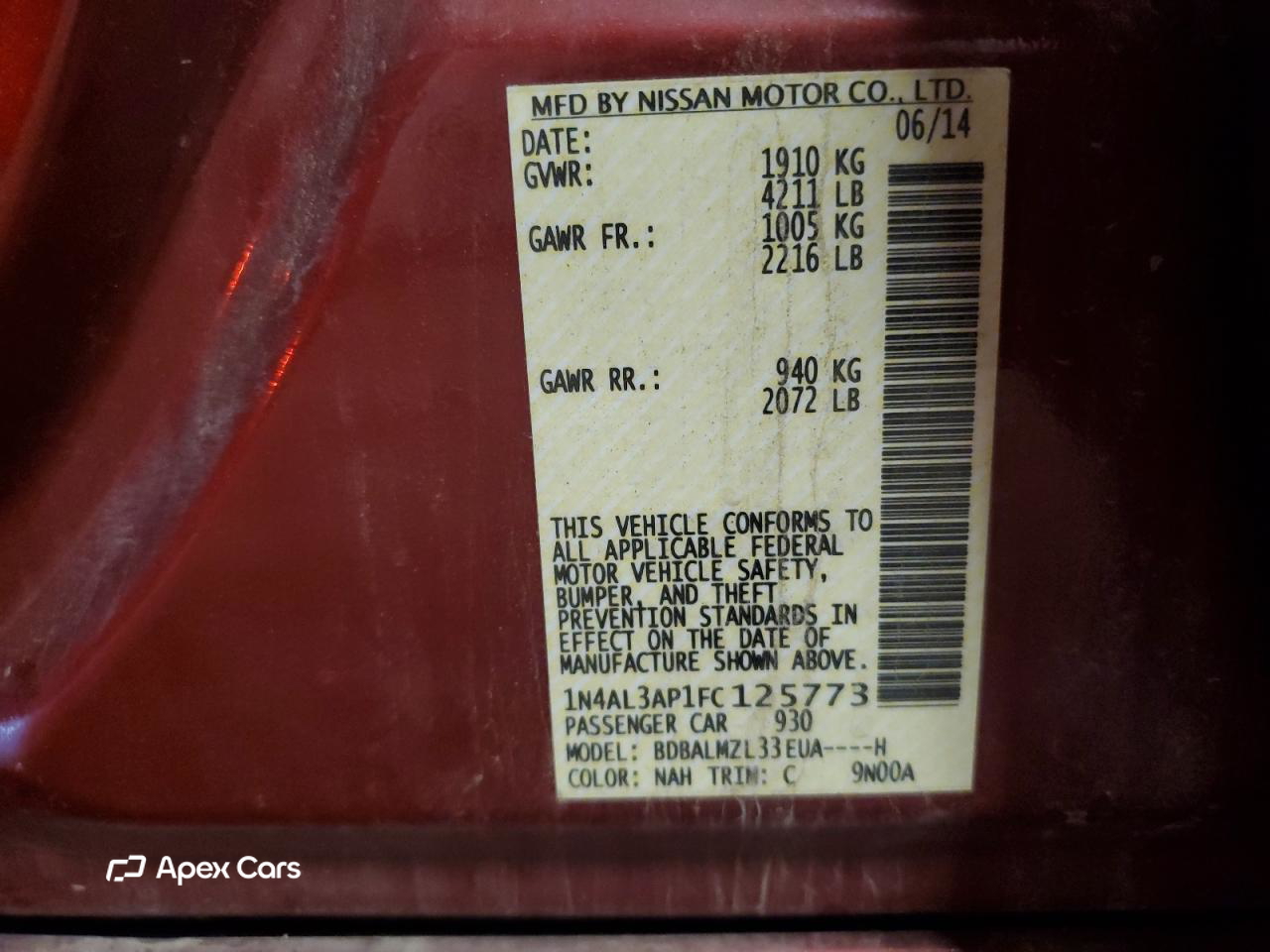 Nissan Altima 2015
