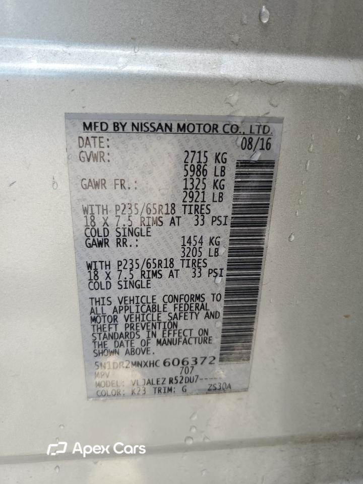 Nissan Pathfinder 2017