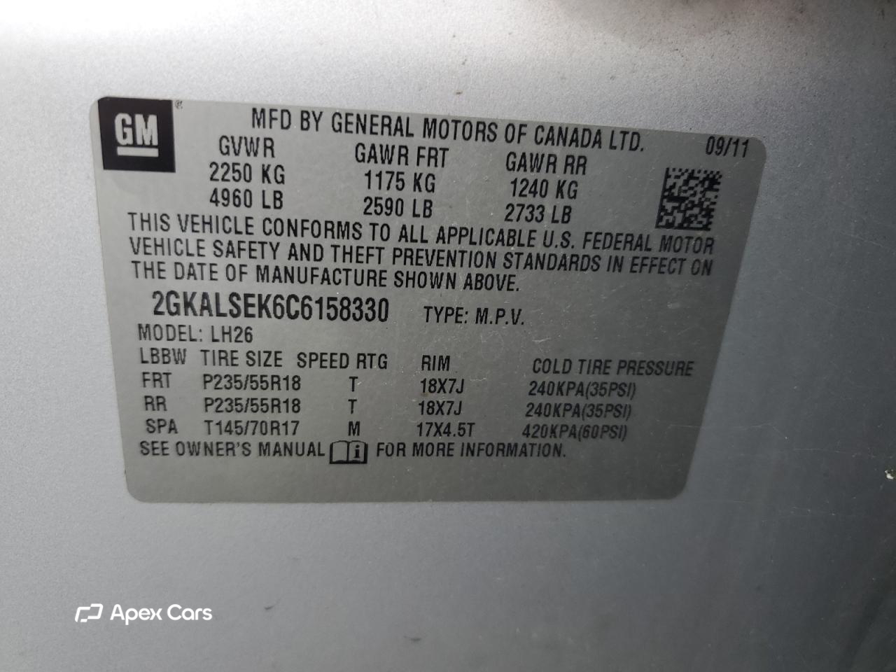 GMC Terrain 2012