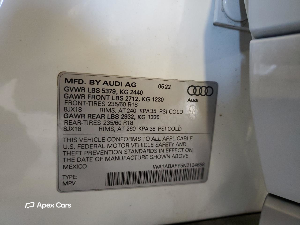 Audi Q5 2022