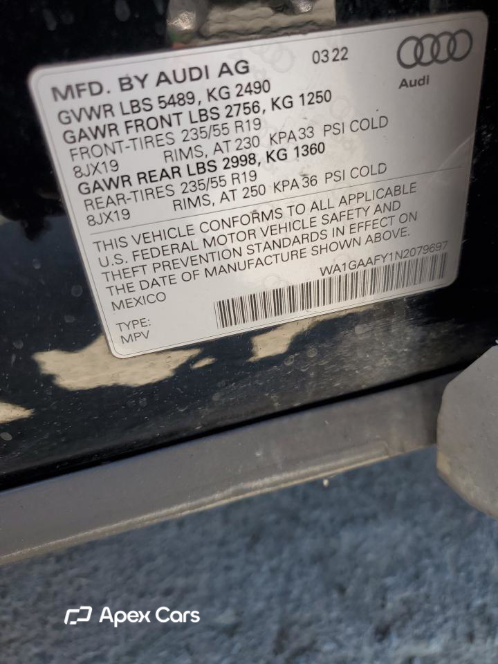 Audi Q5 2022