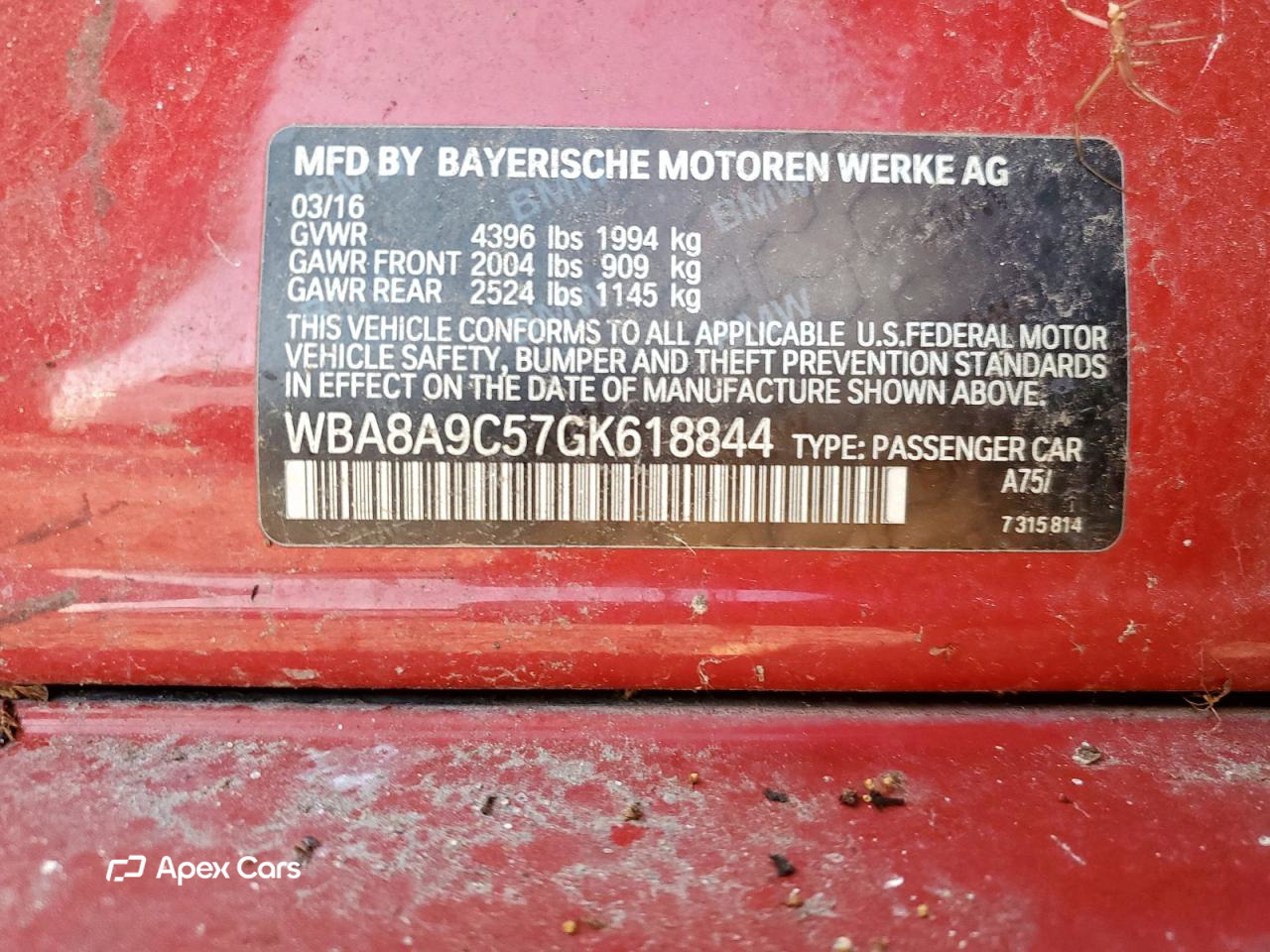 BMW Series 3 2016