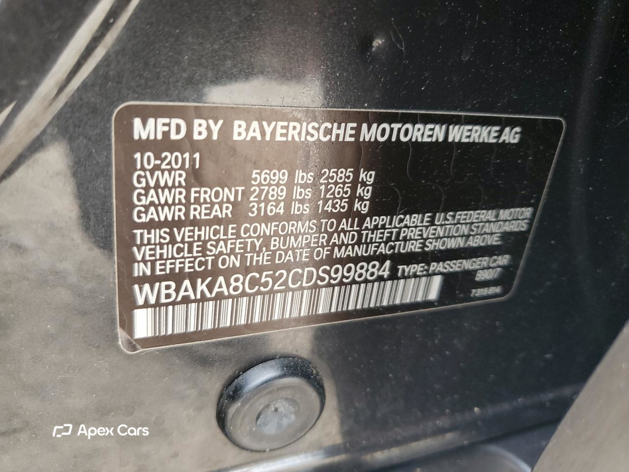BMW Series 7 2012