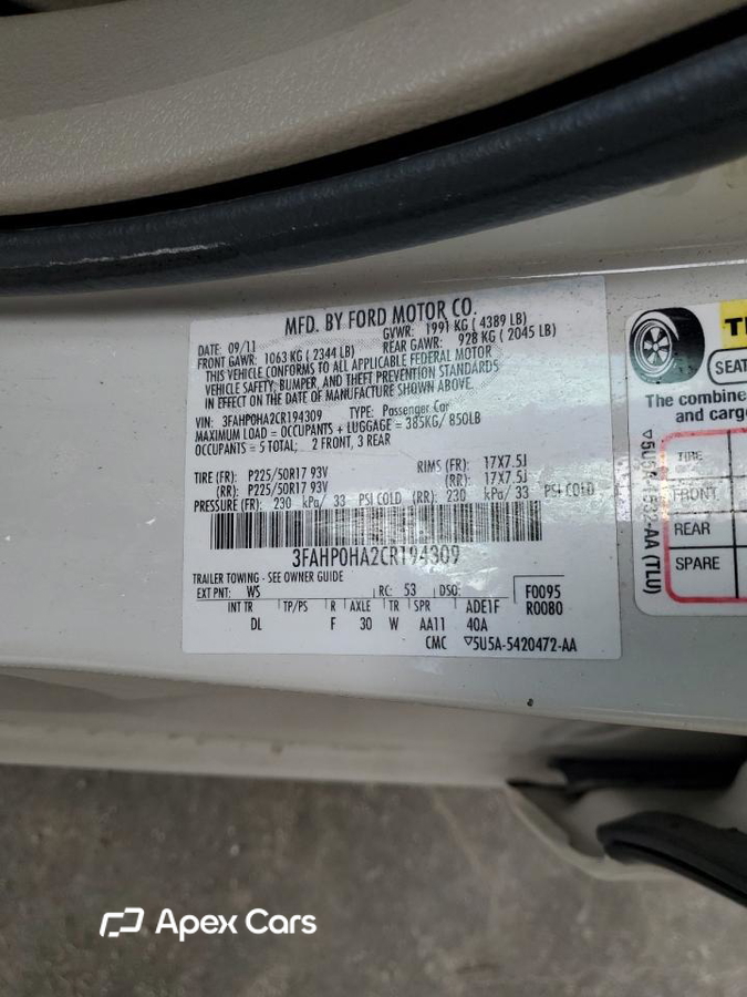 Ford Fusion 2012