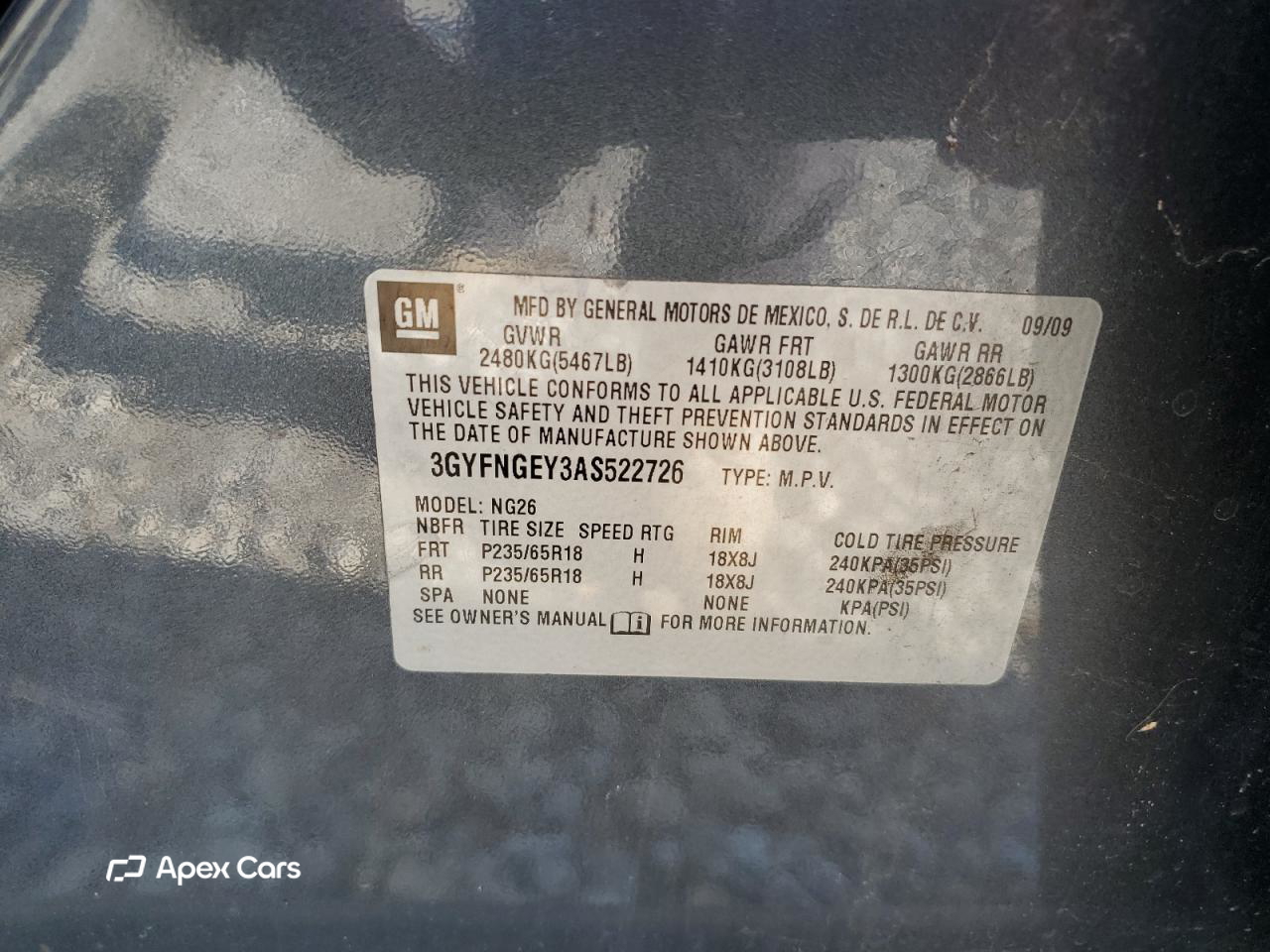 Cadillac SRX 2010
