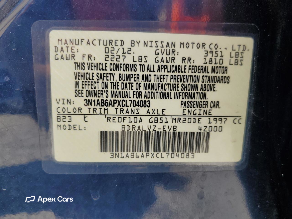 Nissan Sentra 2012