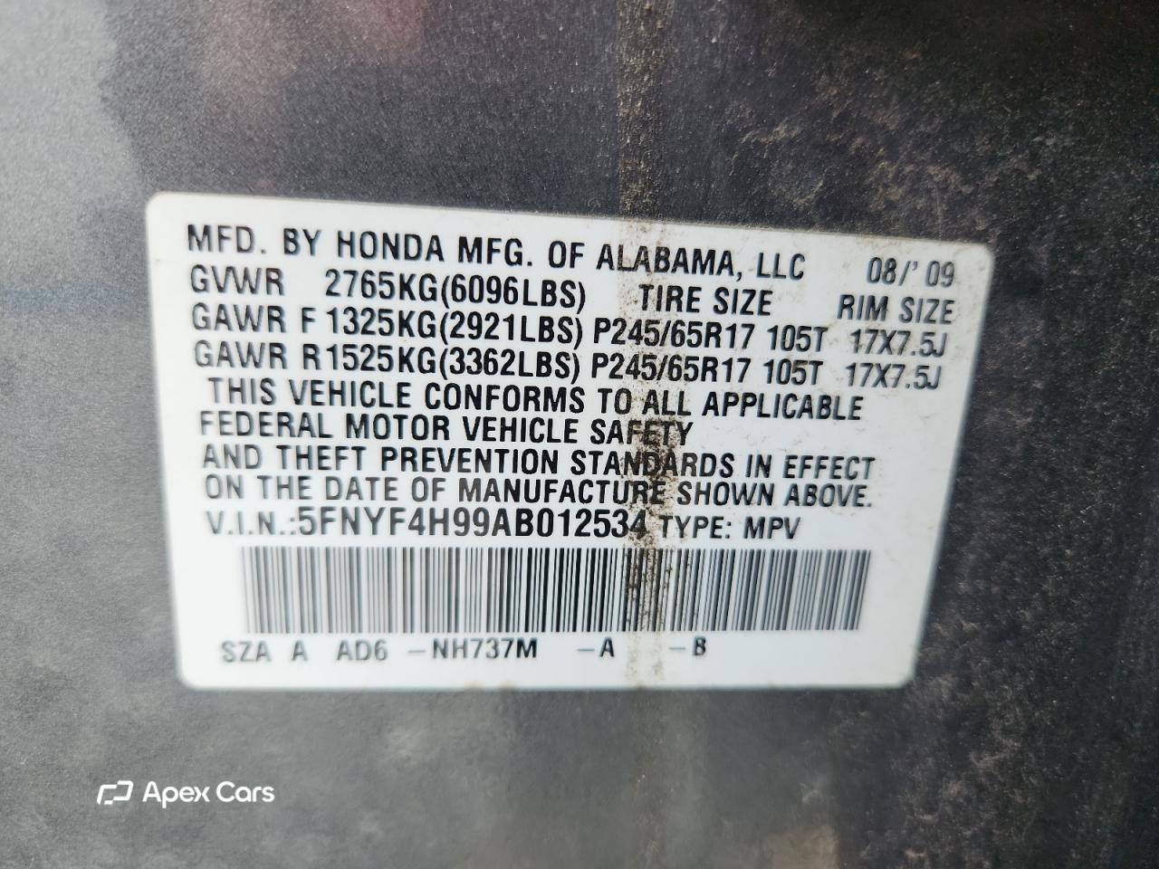 Honda Pilot 2010