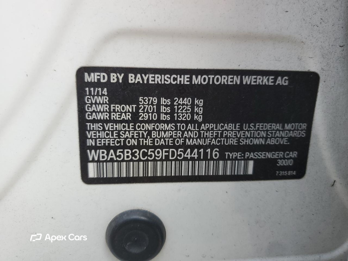 BMW Series 5 2015
