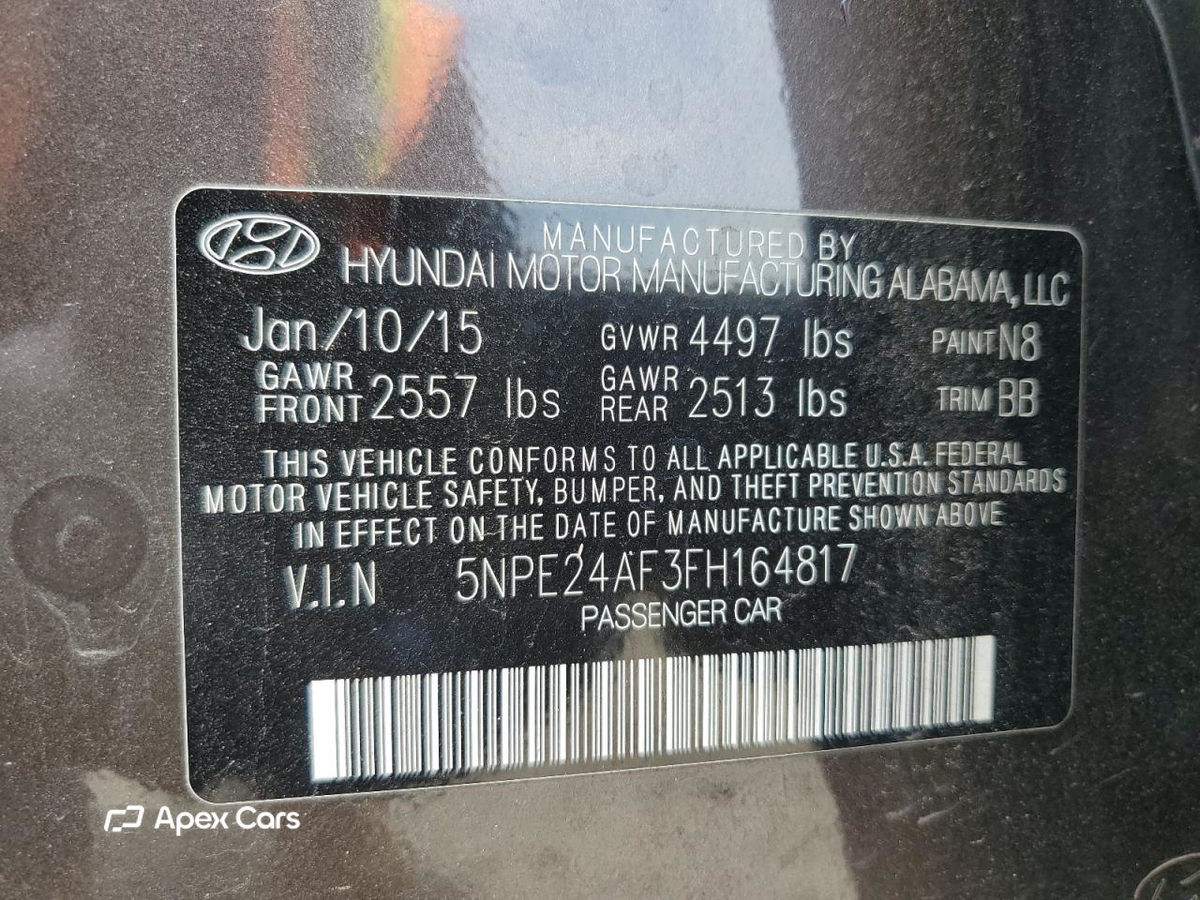 Hyundai Sonata 2015