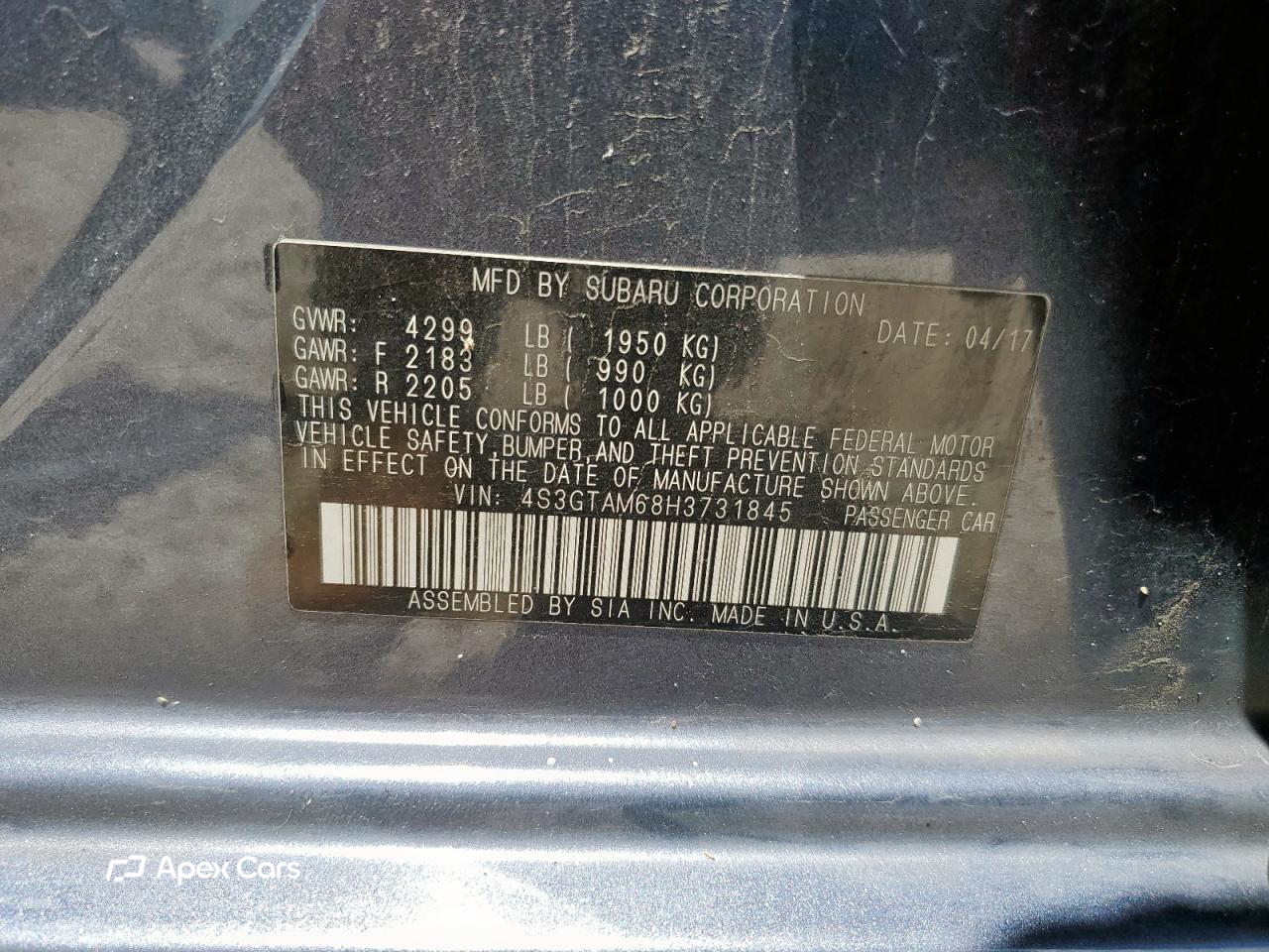 Subaru Impreza 2017