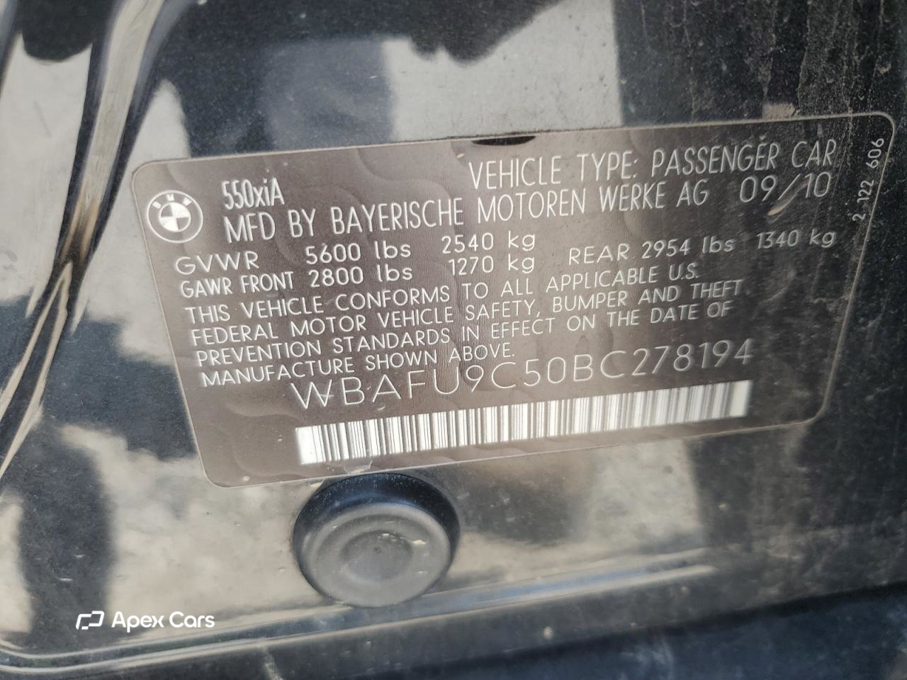 BMW Series 5 2011