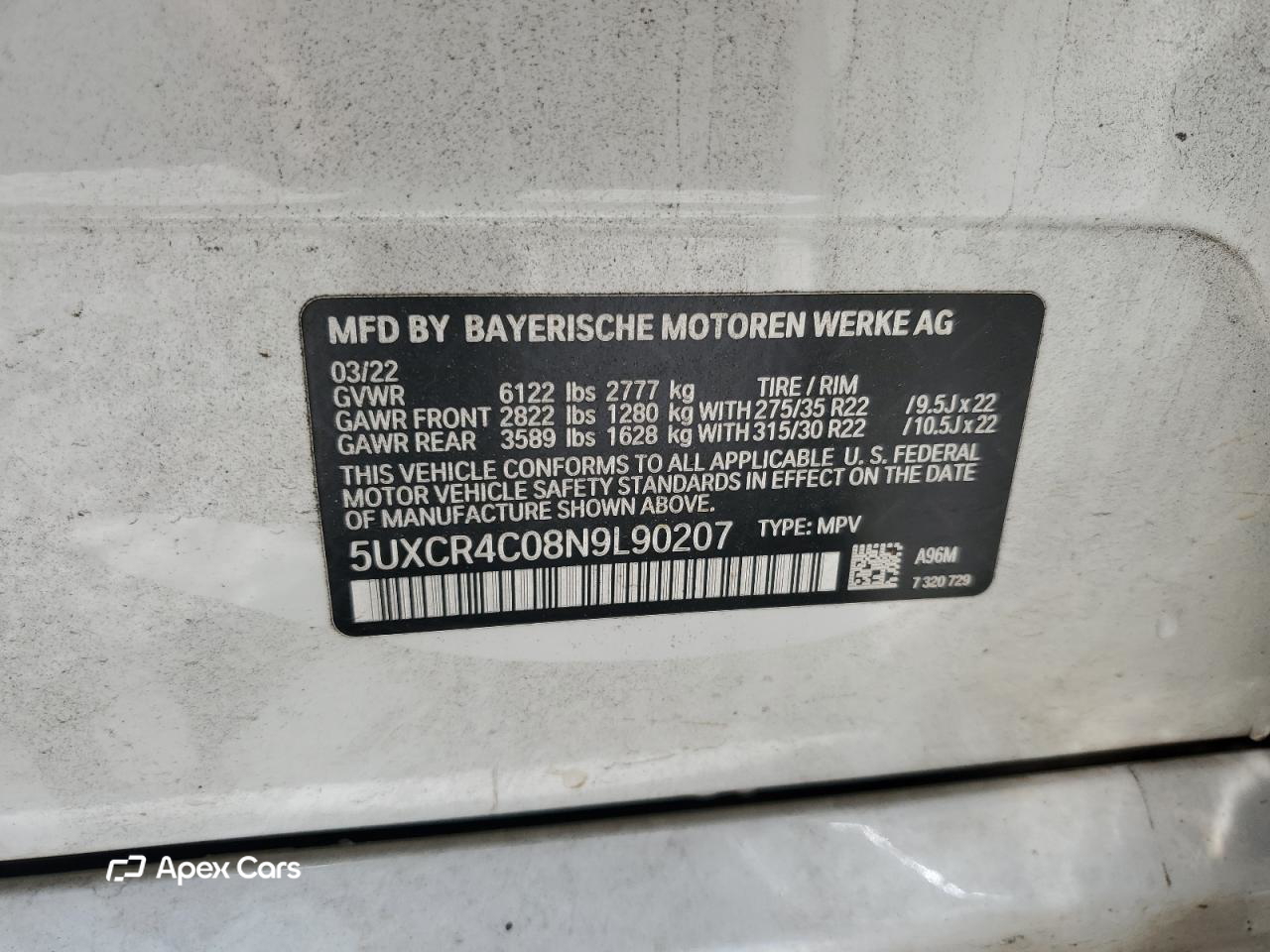 BMW X5 2022
