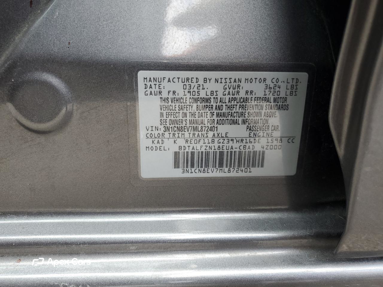 Nissan Versa 2021
