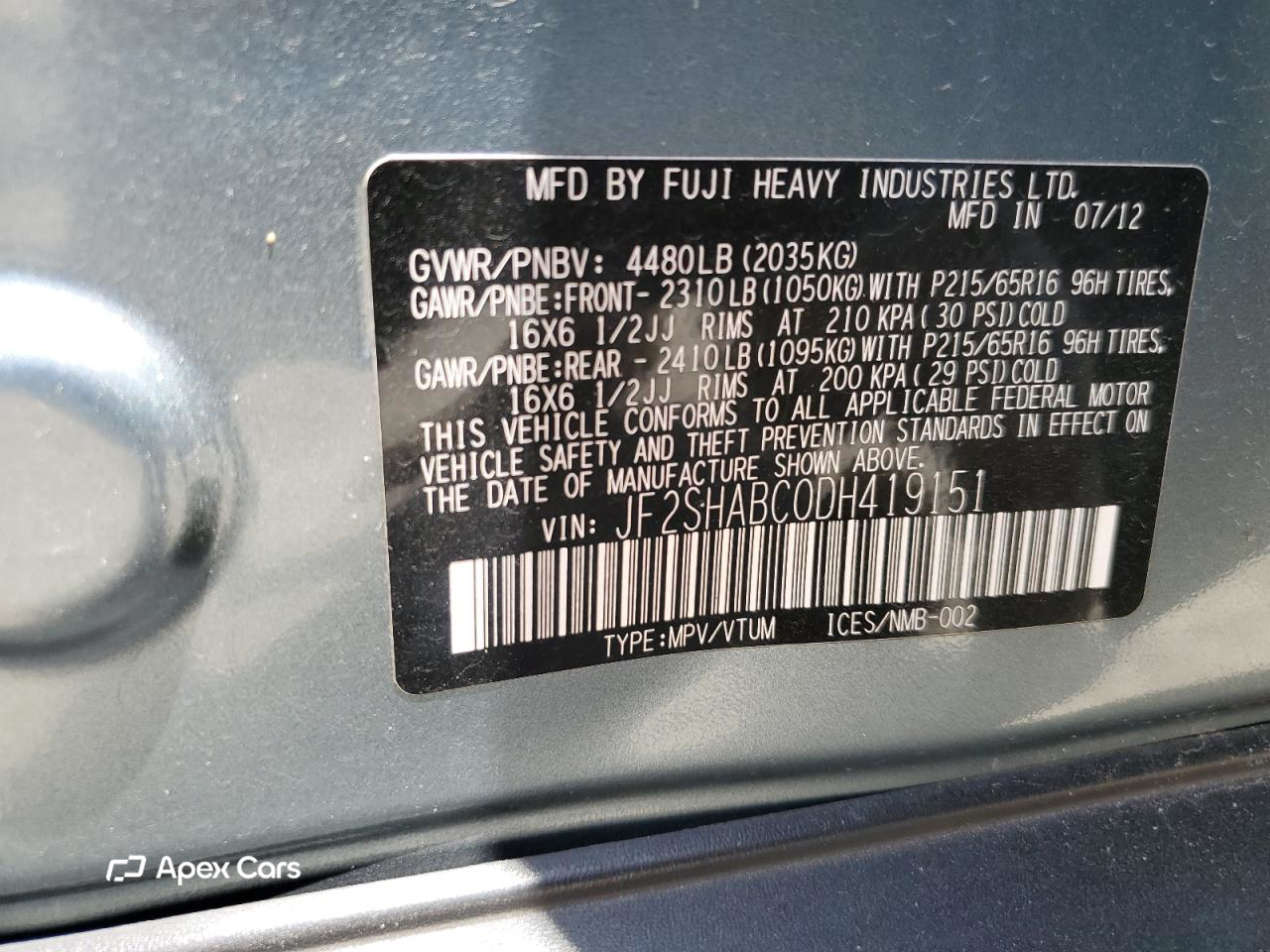 Subaru Forester 2013
