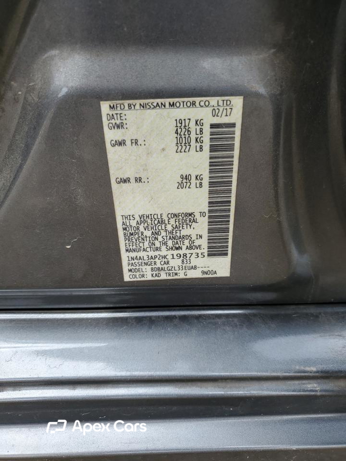 Nissan Altima 2017