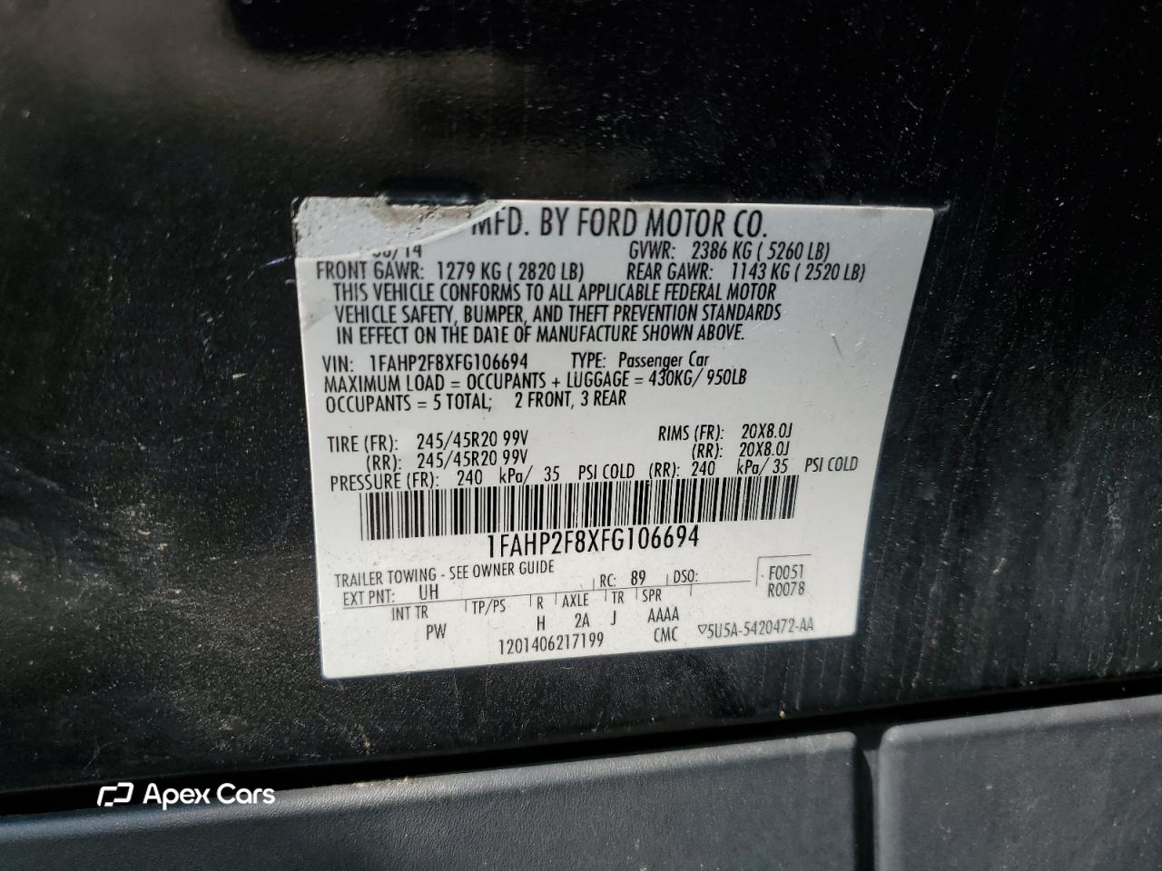 Ford Taurus 2015