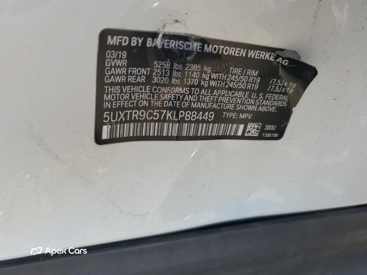 BMW X3 2019