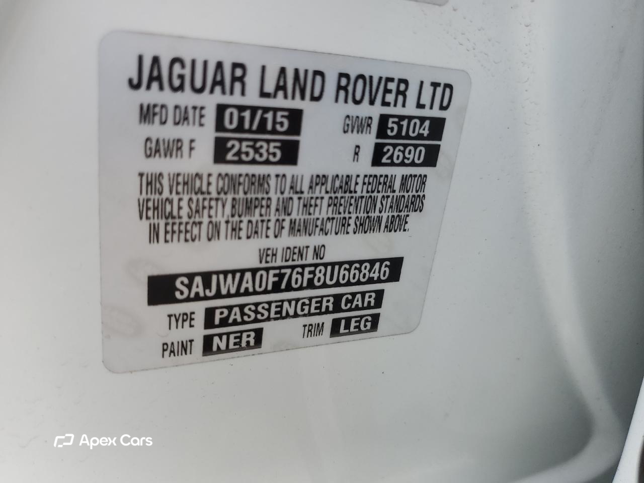 Jaguar XF 2015