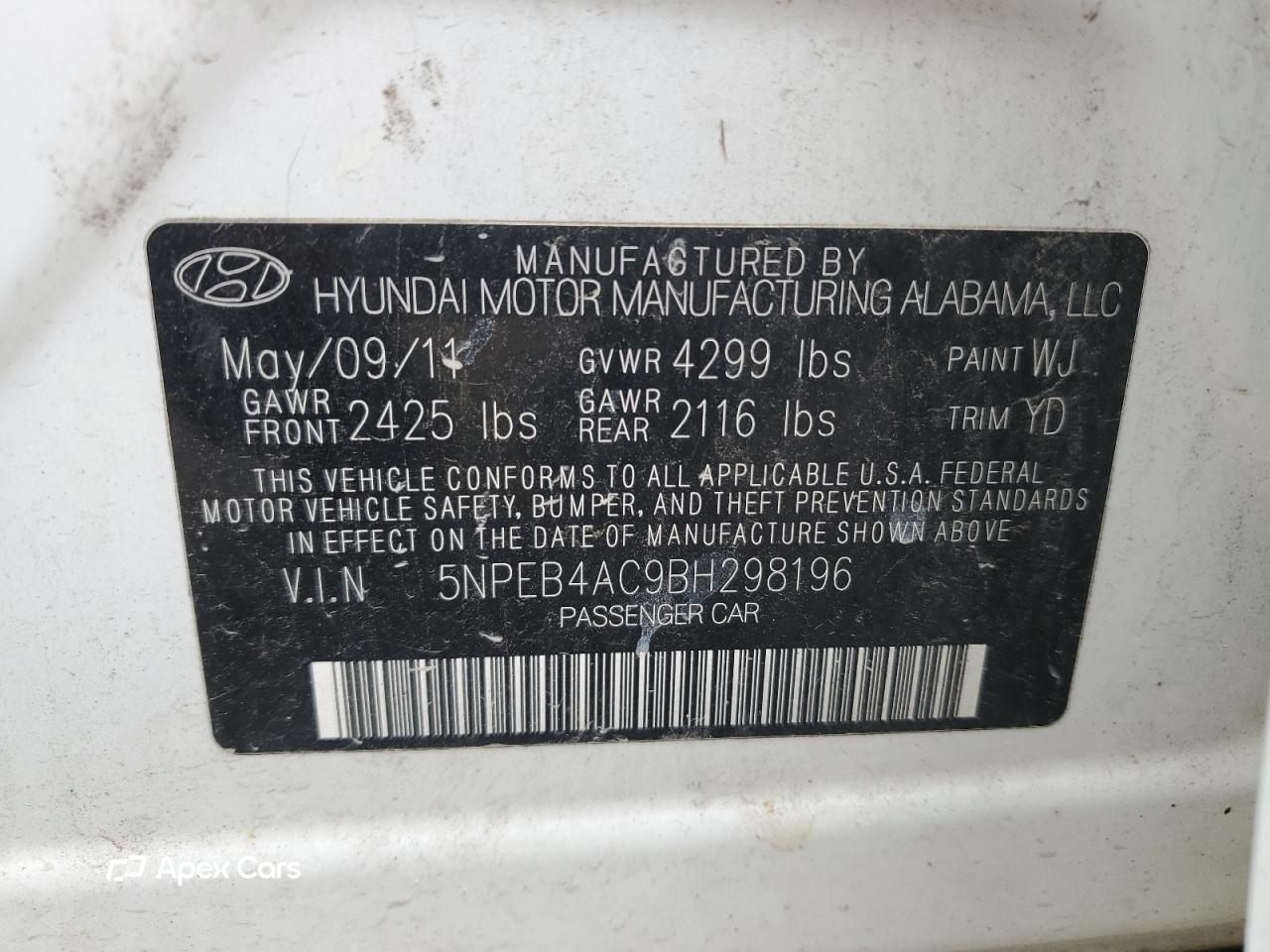 Hyundai Sonata 2011