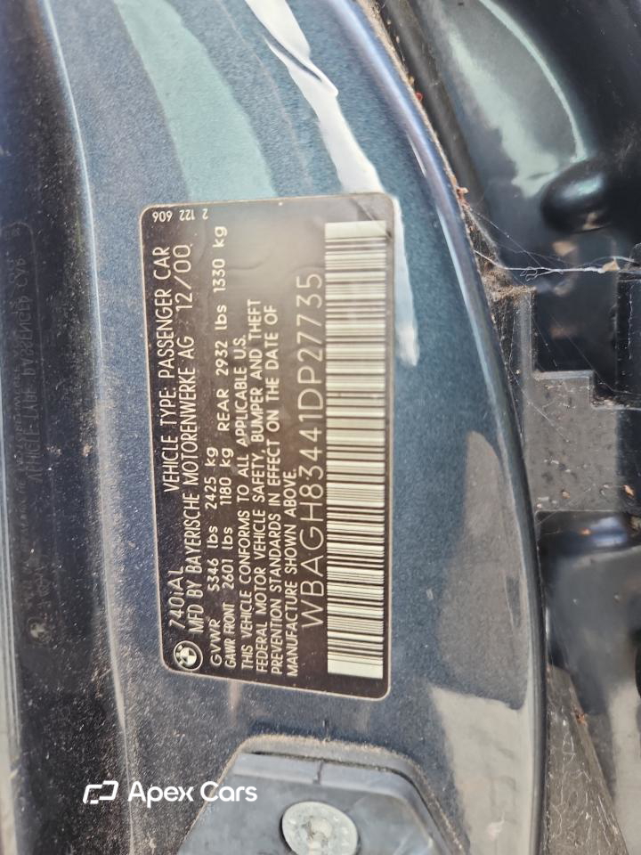 BMW Series 7 2001