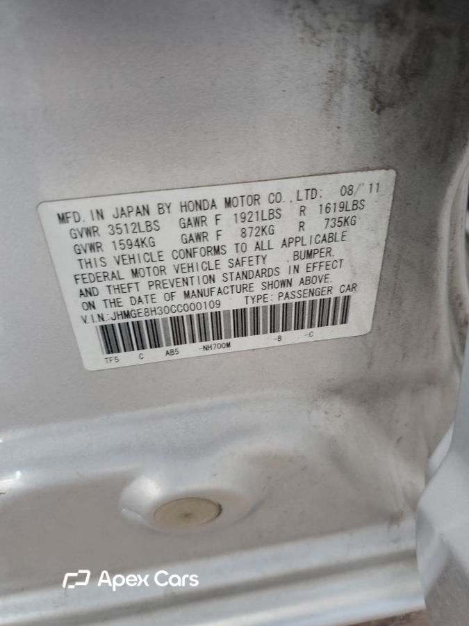 Honda Fit 2012