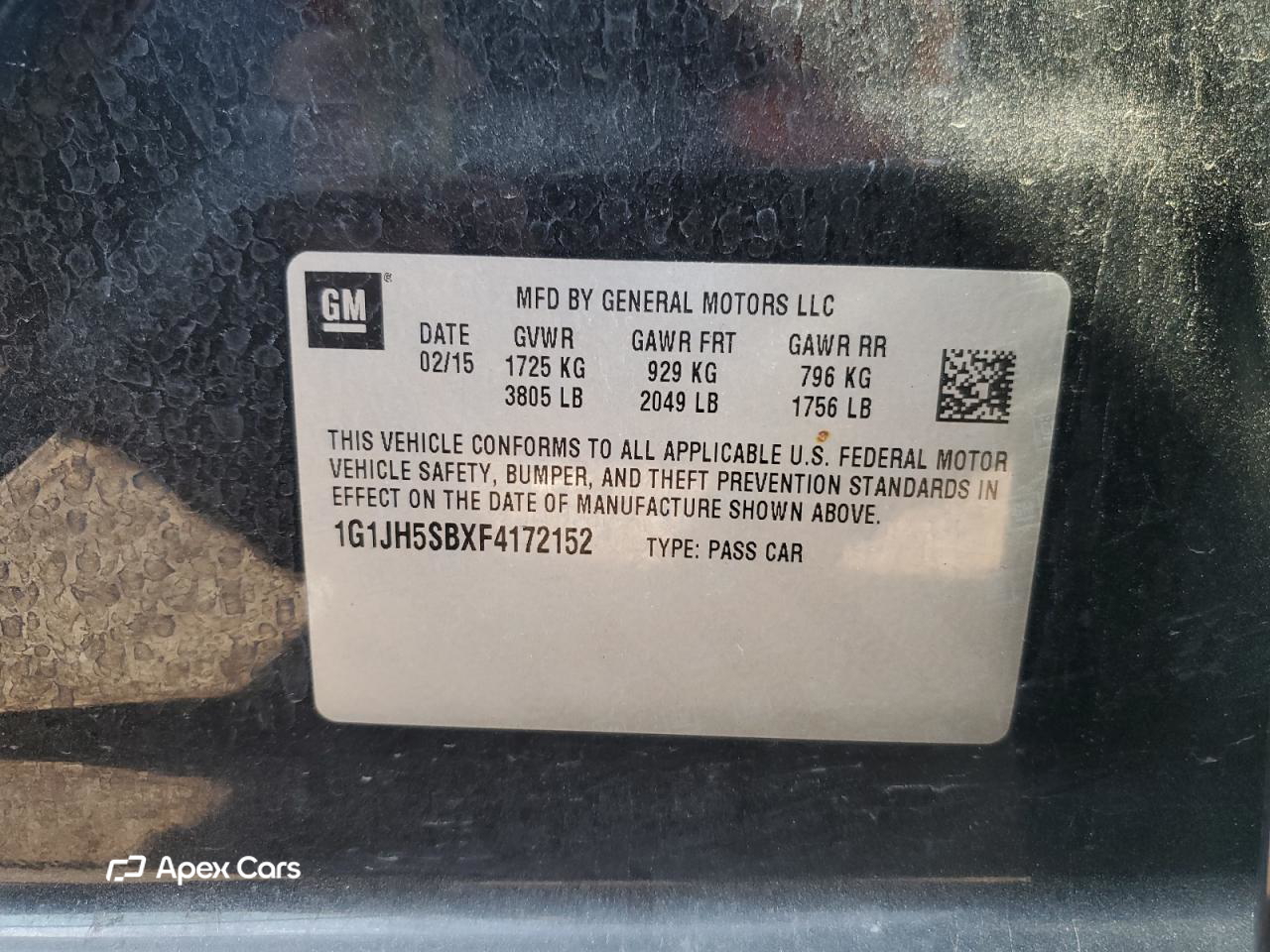 Chevrolet Sonic 2015