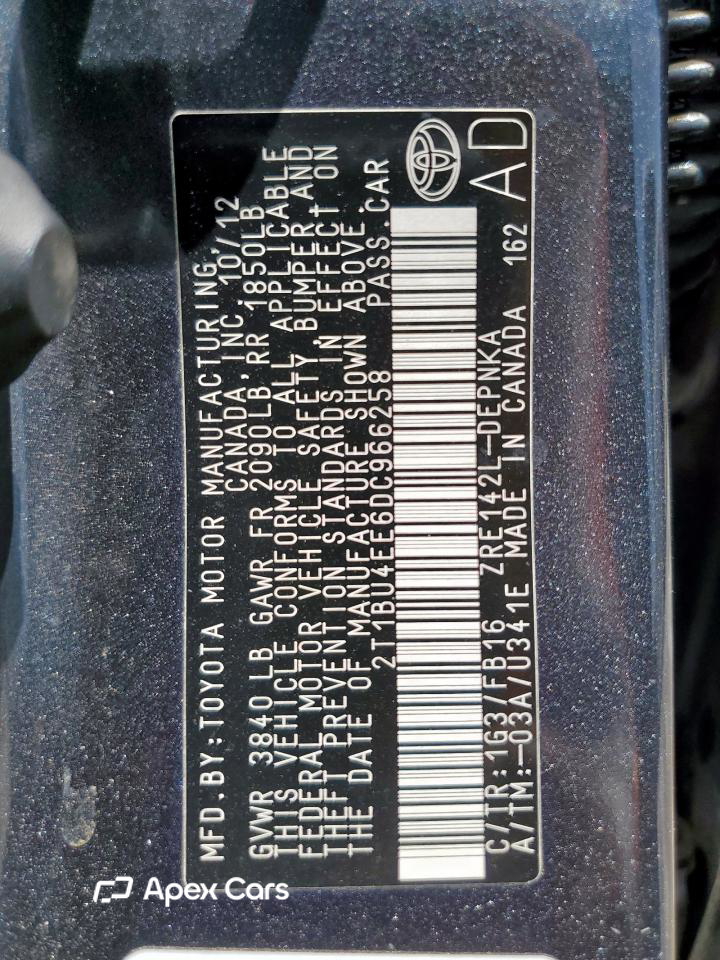 Toyota Corolla 2013