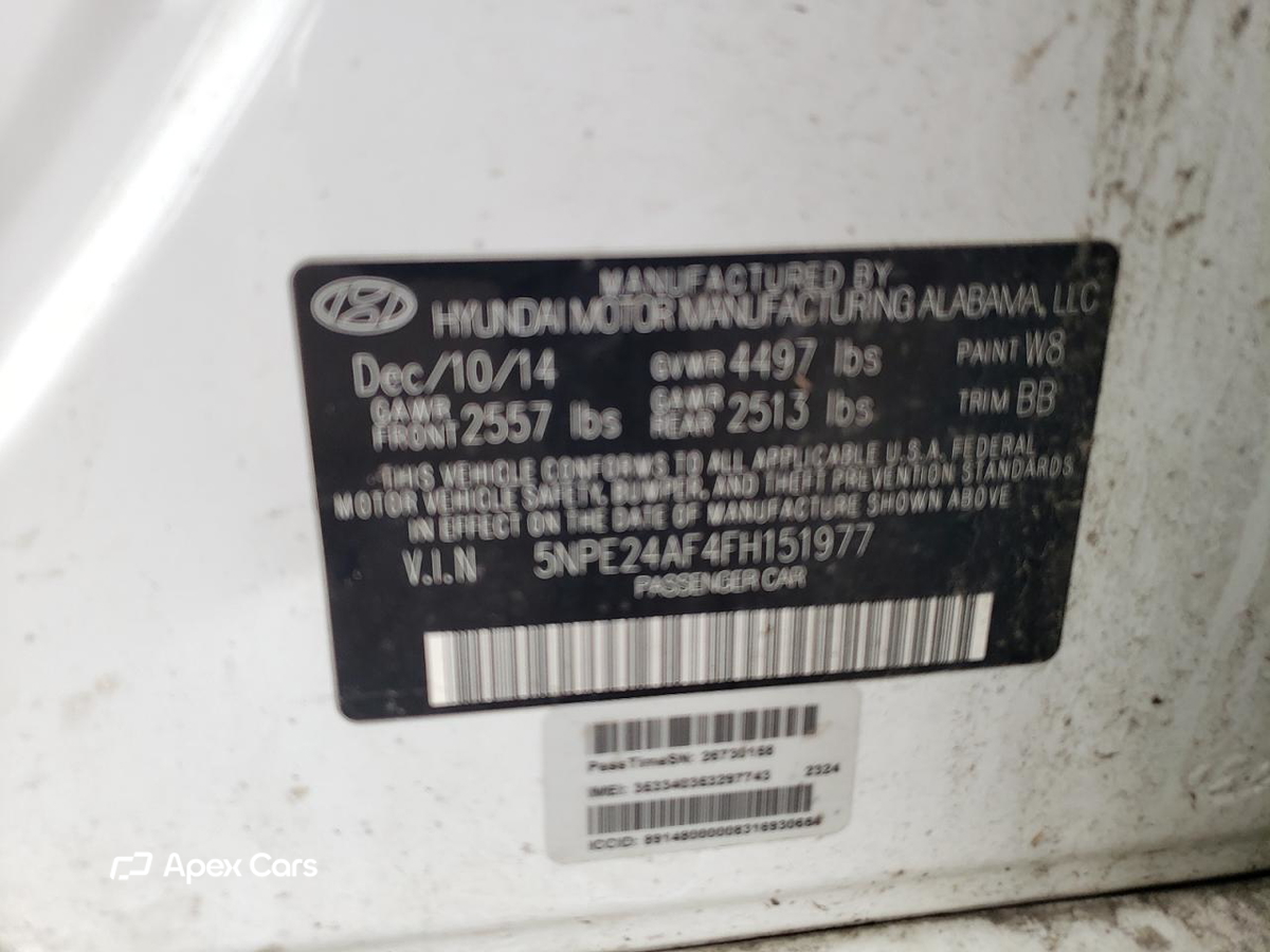 Hyundai Sonata 2015