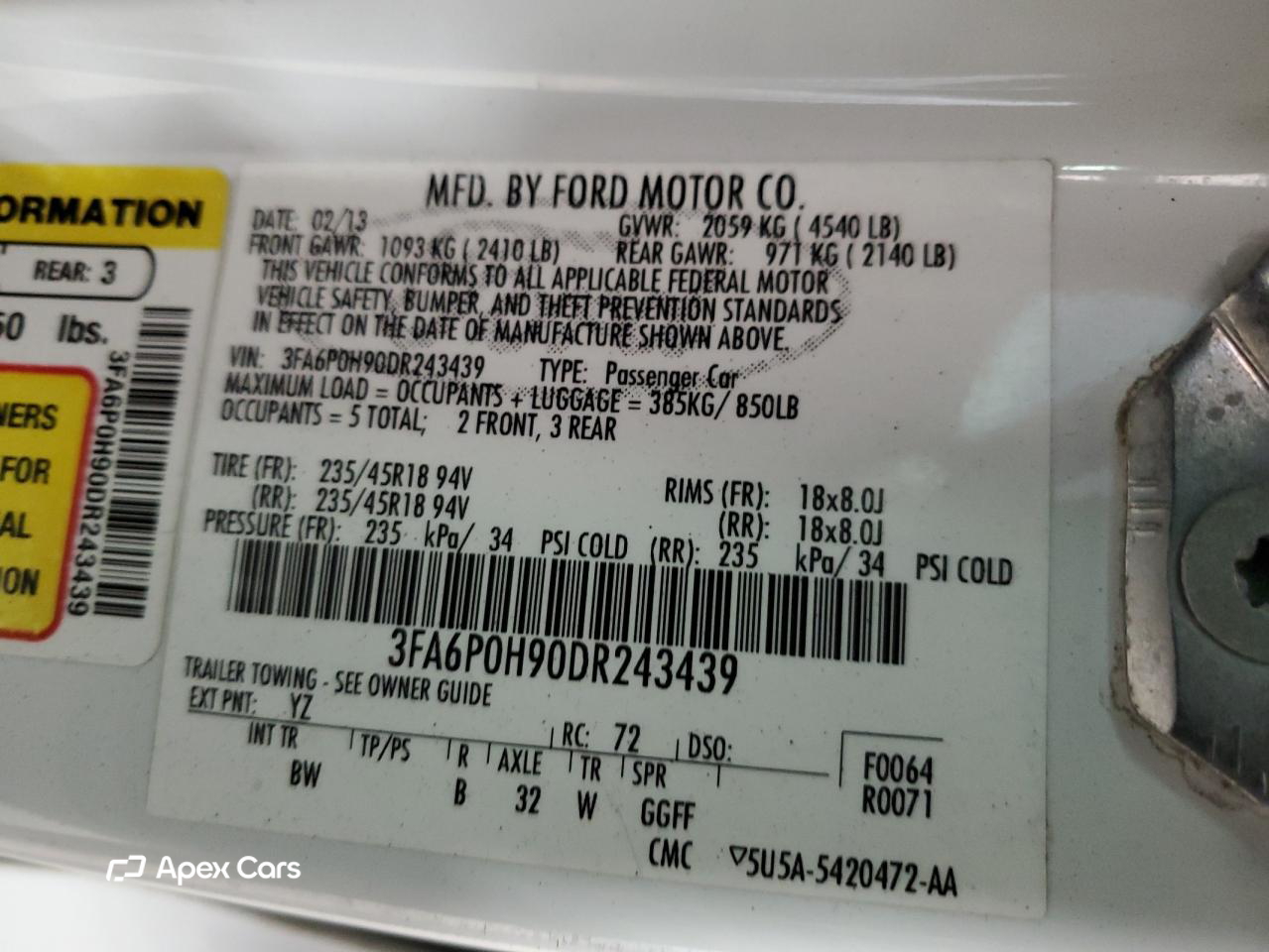 Ford Fusion 2013