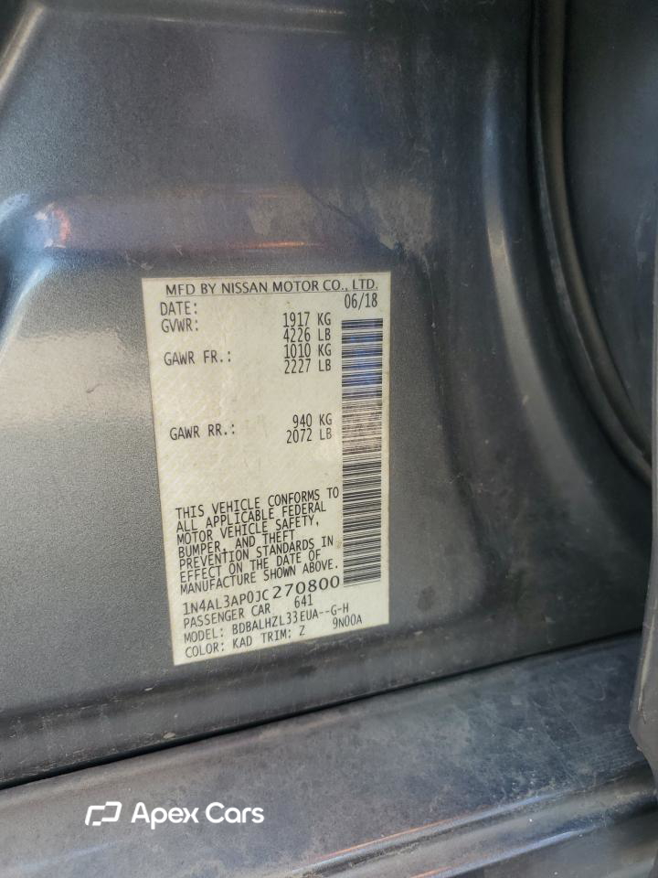 Nissan Altima 2018