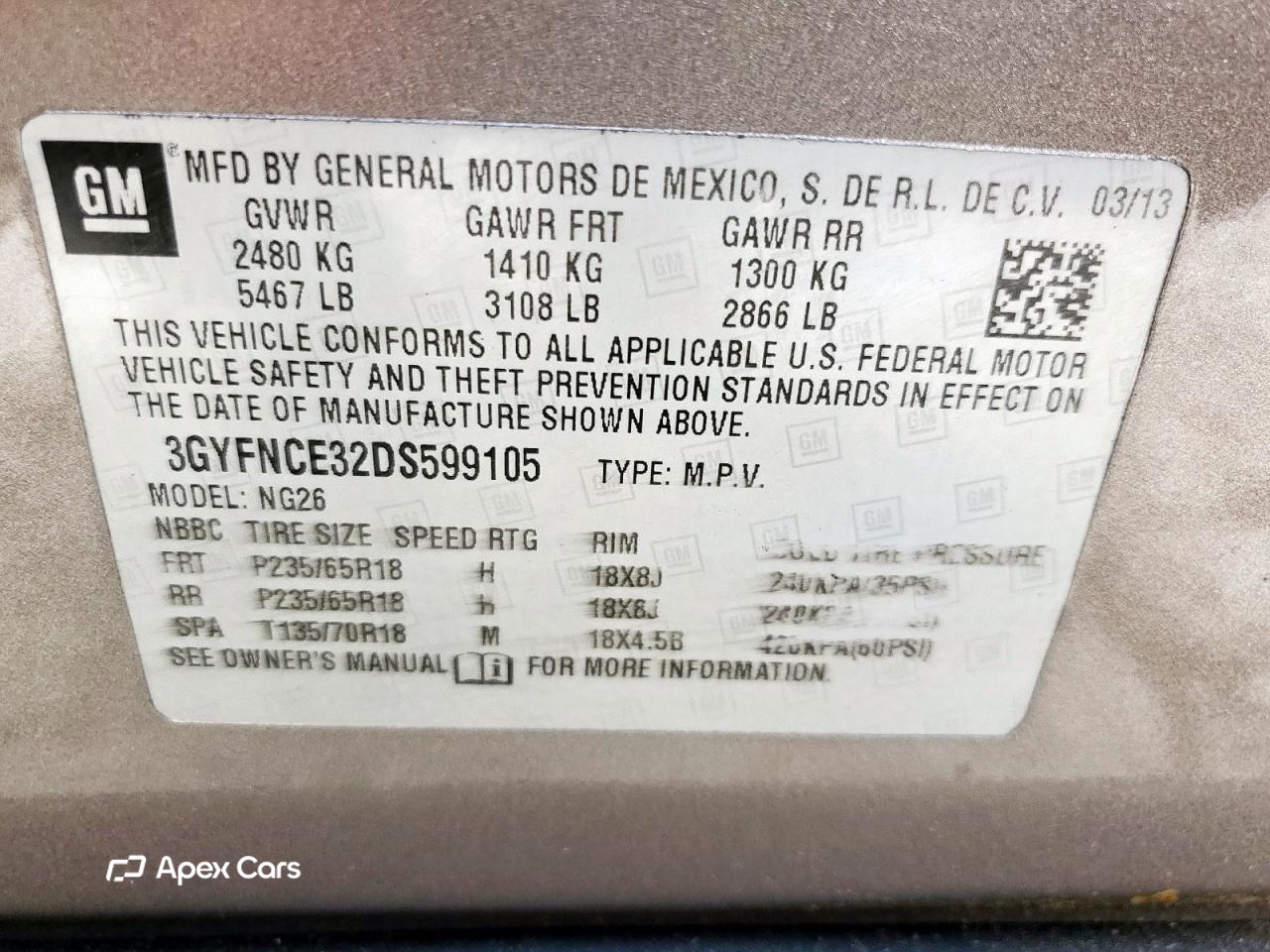 Cadillac SRX 2013