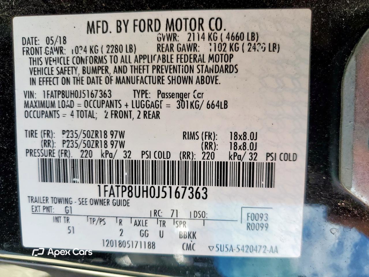 Ford Mustang 2018