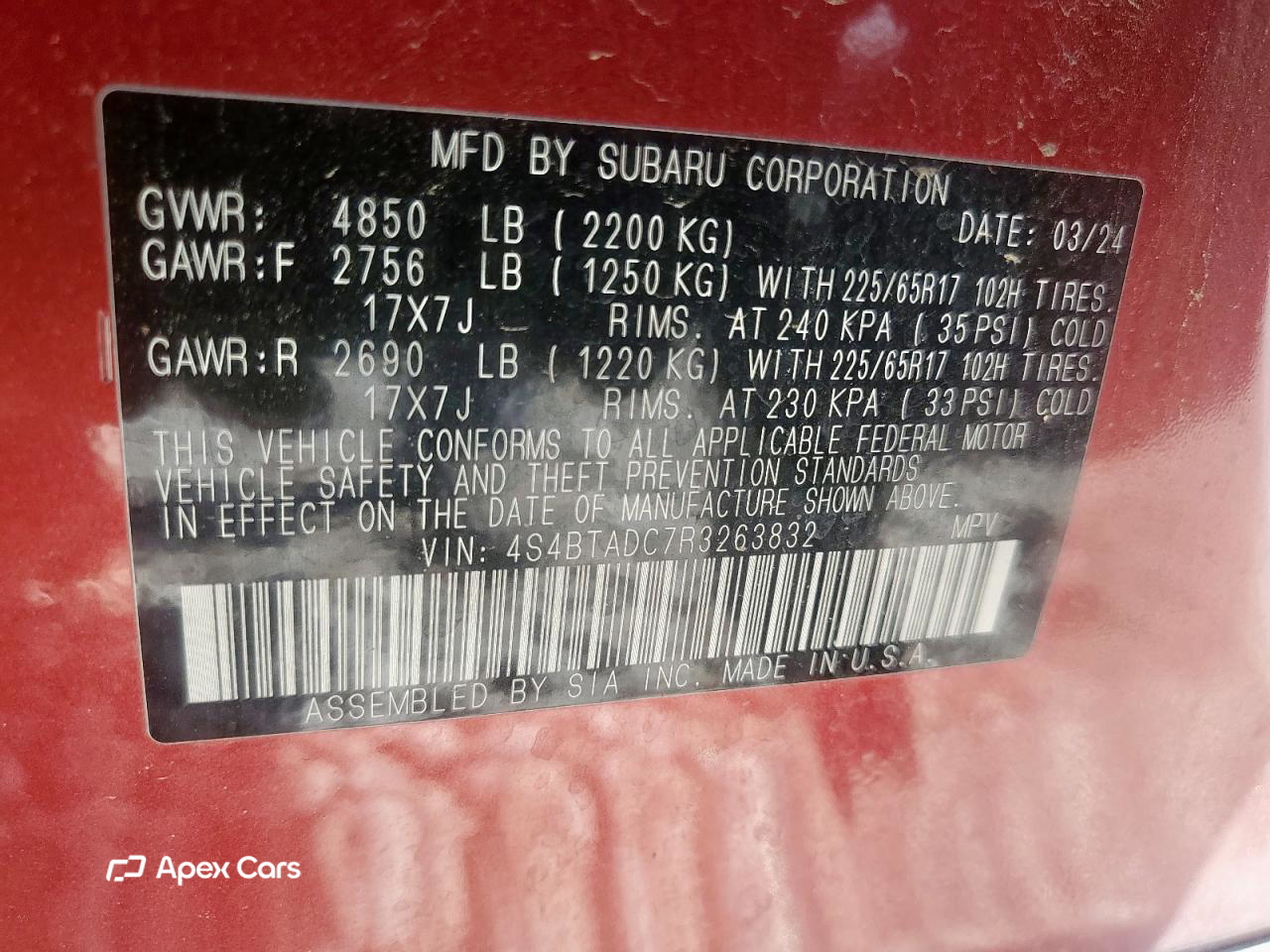 Subaru Outback 2024