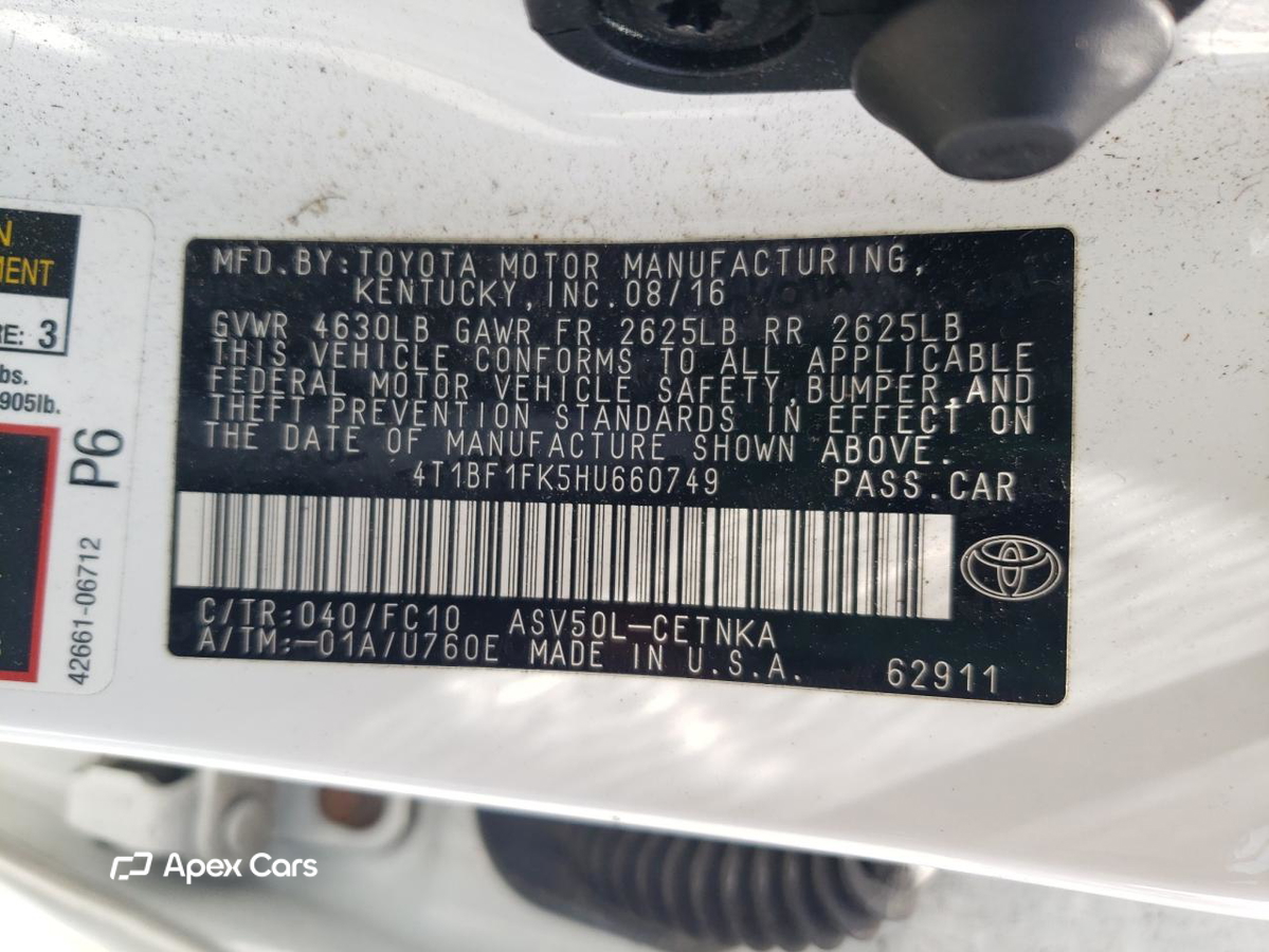 Toyota Camry 2017