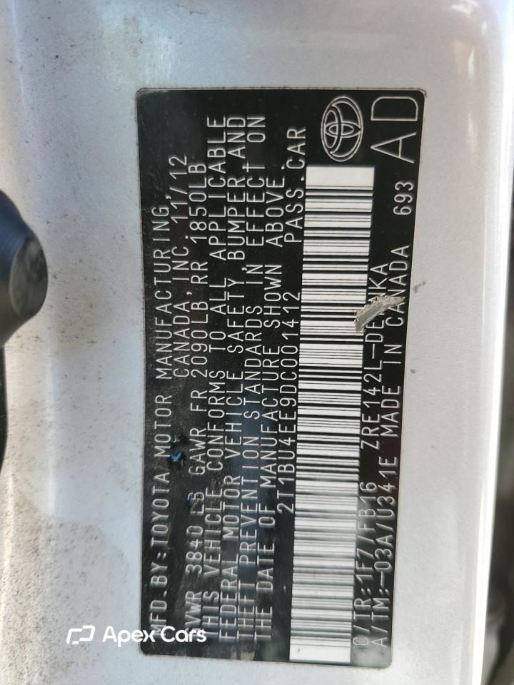 Toyota Corolla 2013