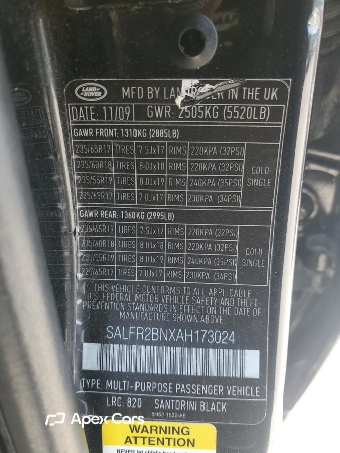 Land Rover LR2 2010