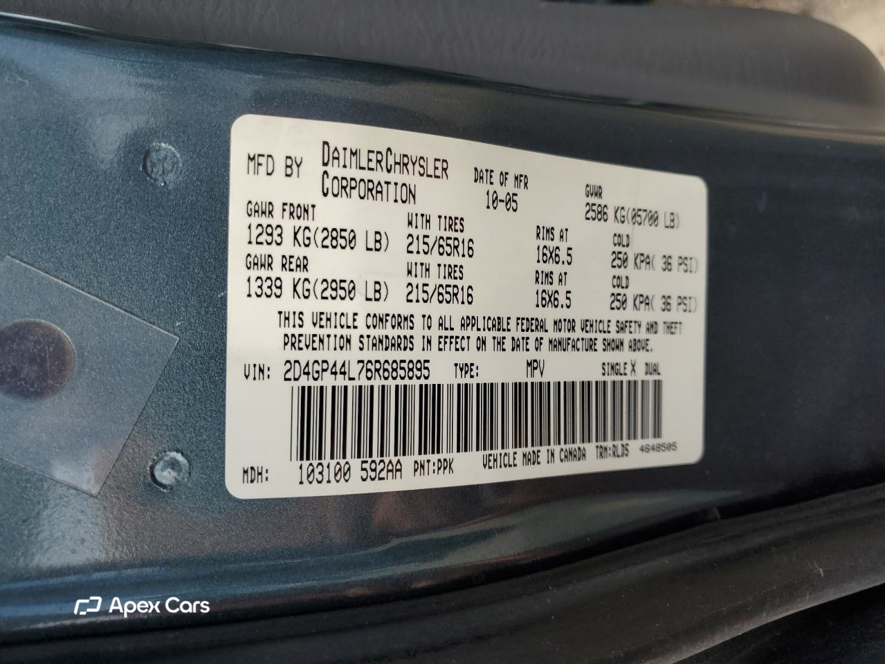 Dodge Caravan 2006