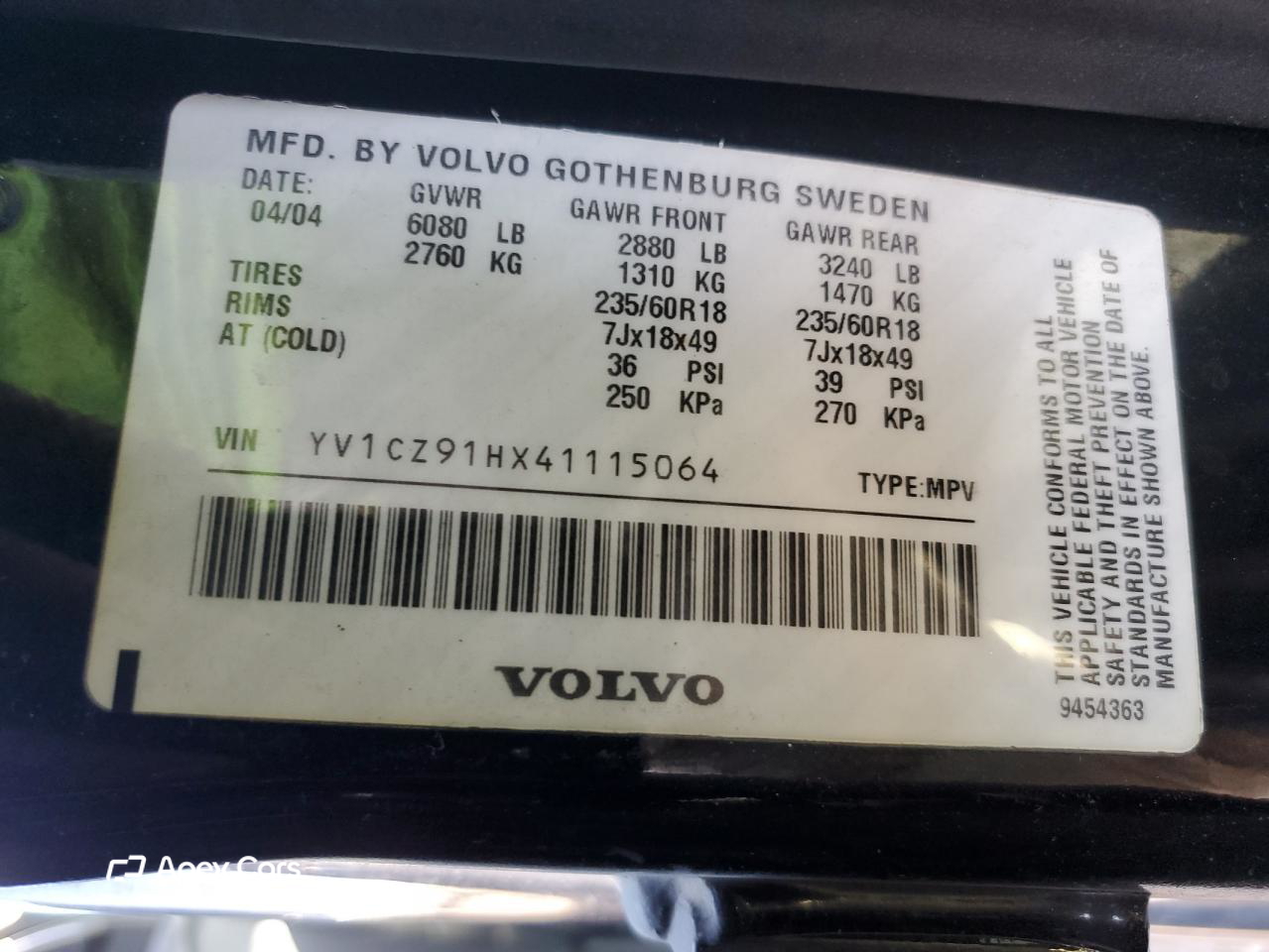 Volvo XC90 2004