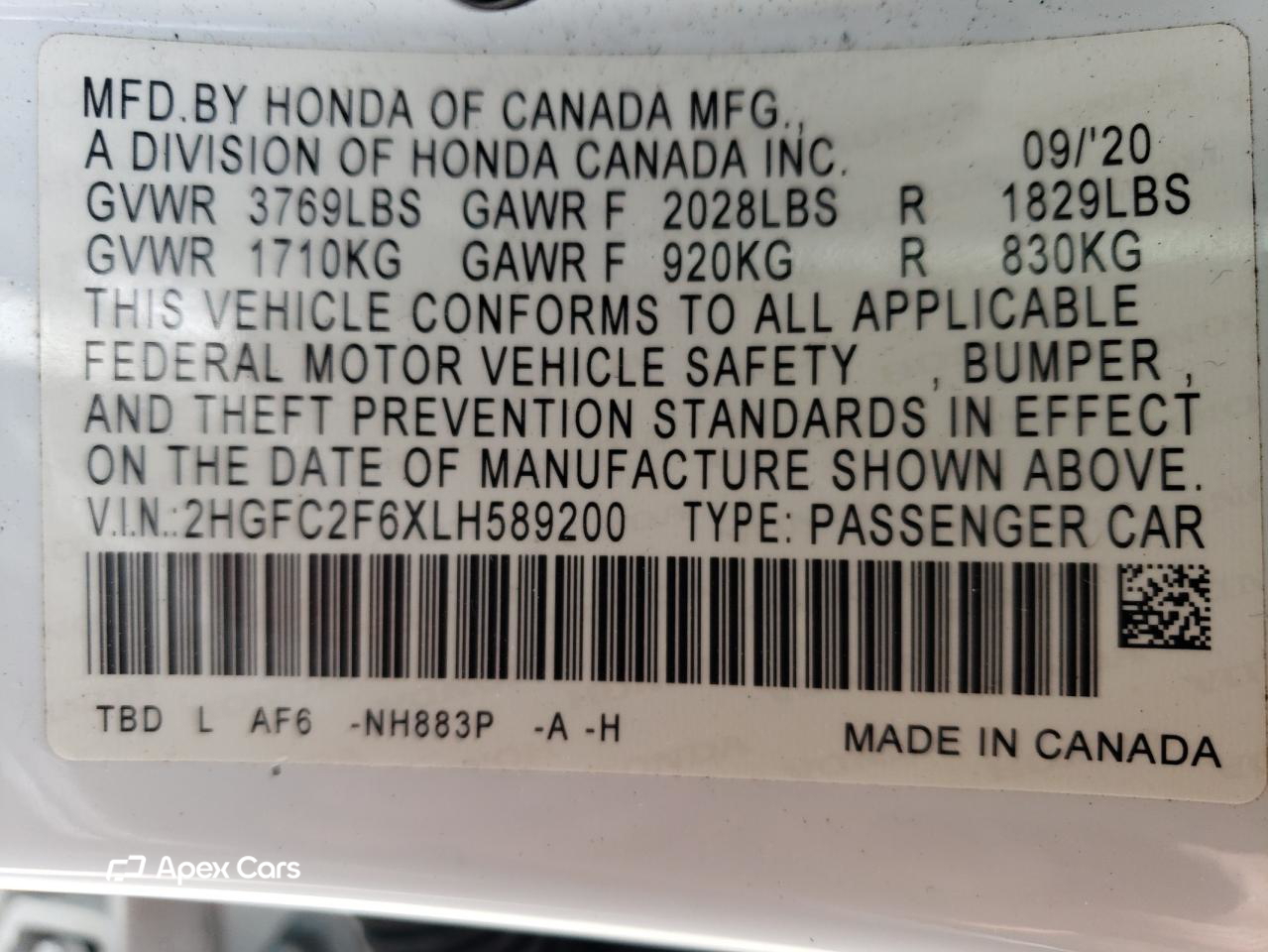Honda Civic 2020