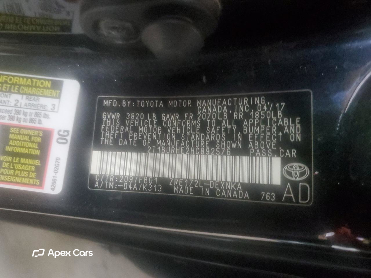 Toyota Corolla 2017