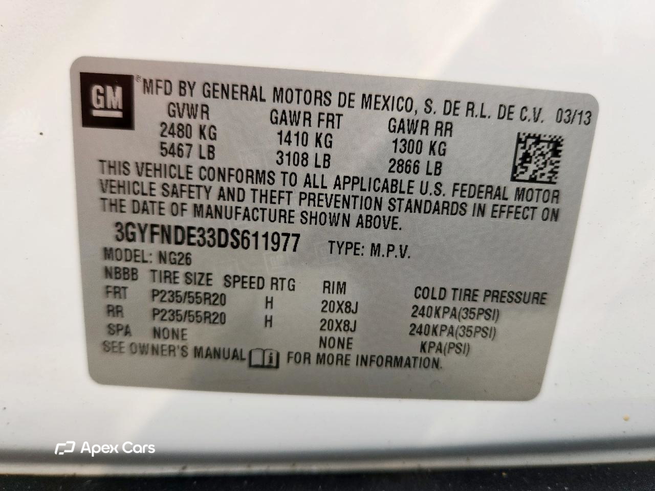 Cadillac SRX 2013