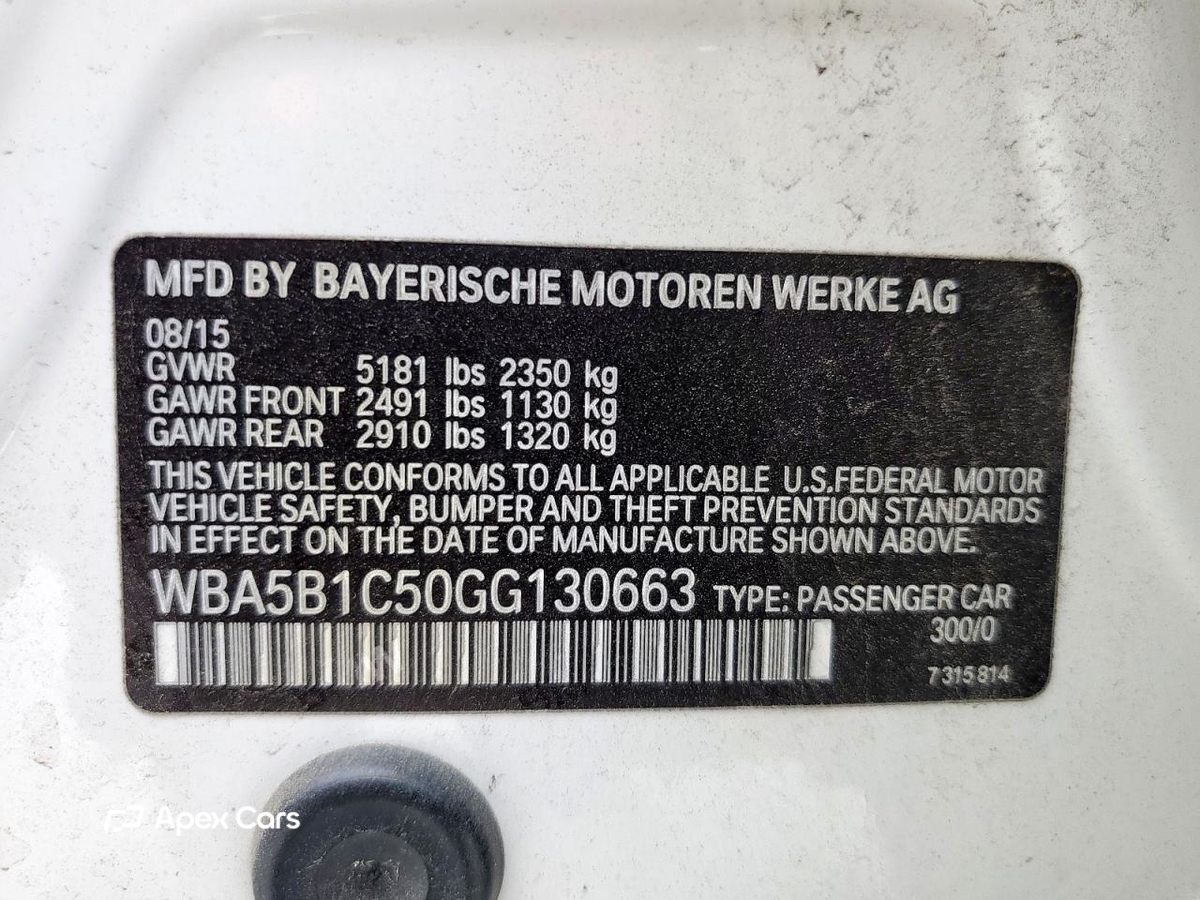 BMW Series 5 2016