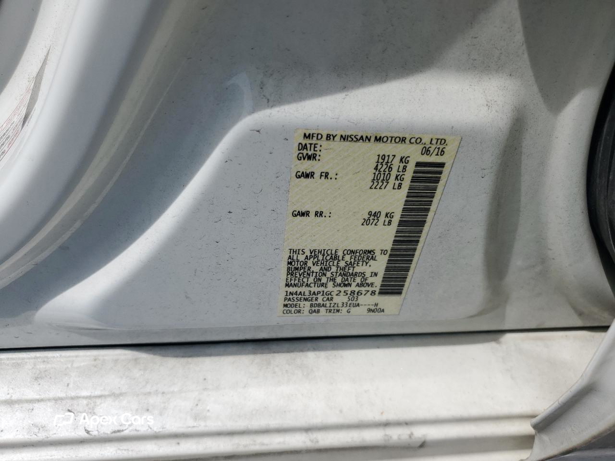 Nissan Altima 2016