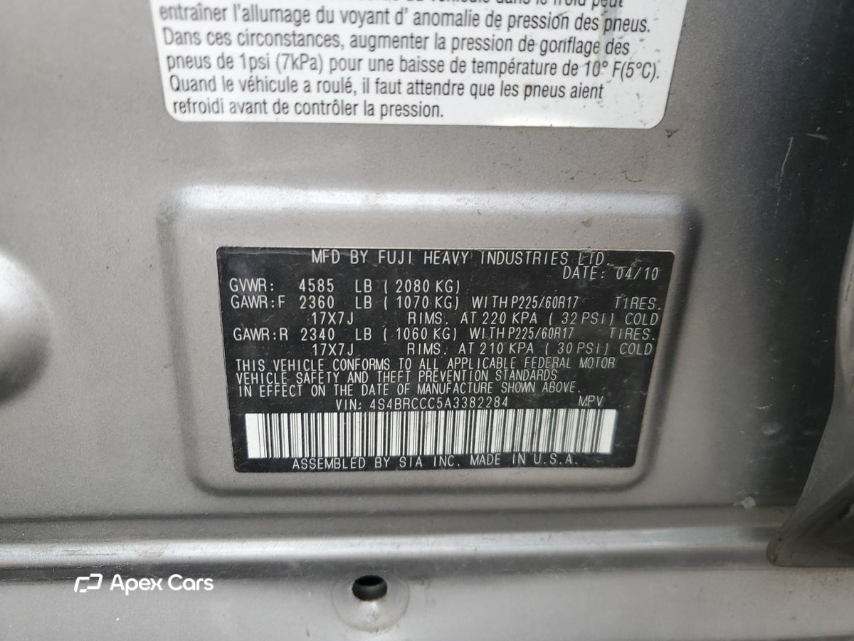 Subaru Outback 2010