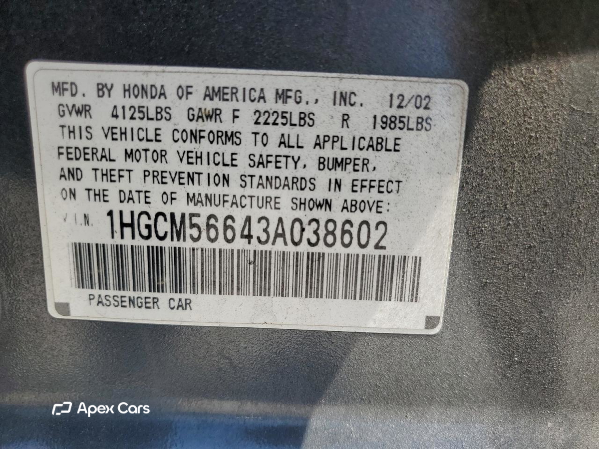 Honda Accord 2003